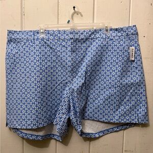 Old Navy Blue Geometric Men's Shorts